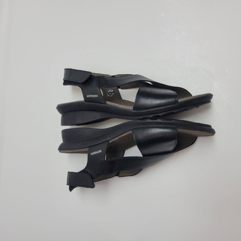 Mephisto Women's Slingback Crisscross Leather Sandals sz 39 - Picture 3 of 11